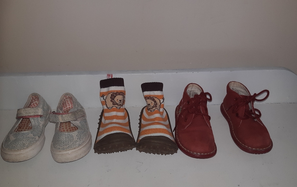 Lot of 3 baby shoes: Morgan&Milo,kid trend, FP,